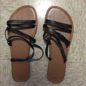 Sandals.